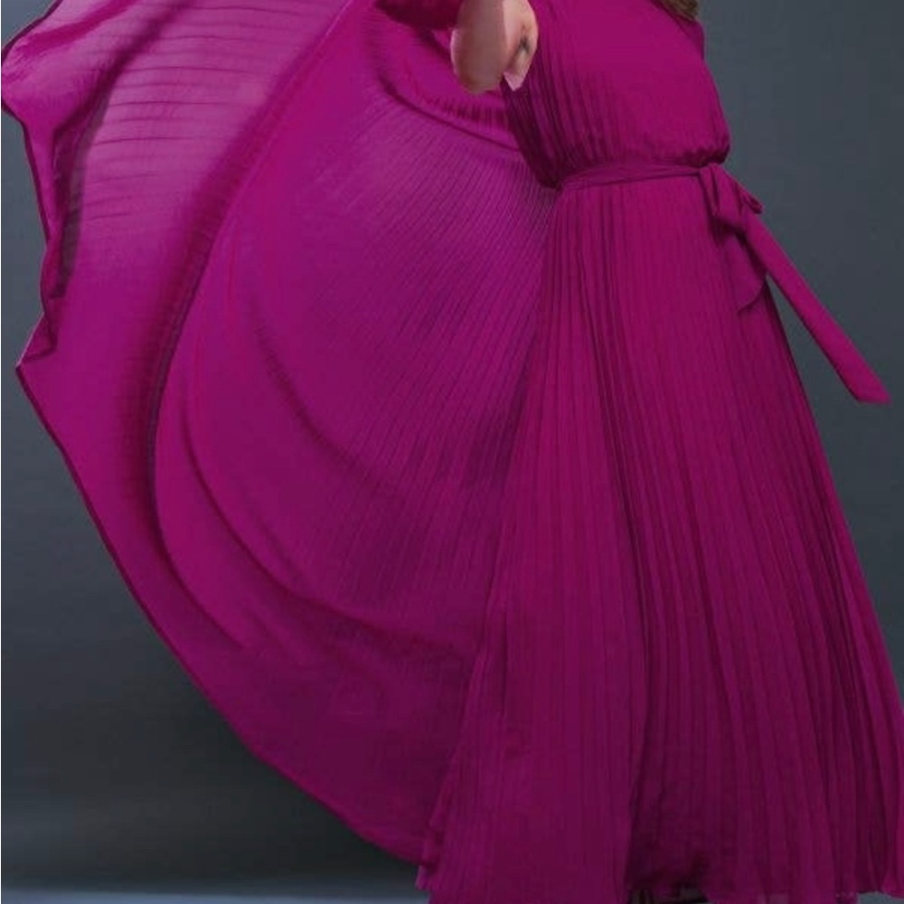 Elle Purple Woven Maxi Dress - Picture 4 of 7